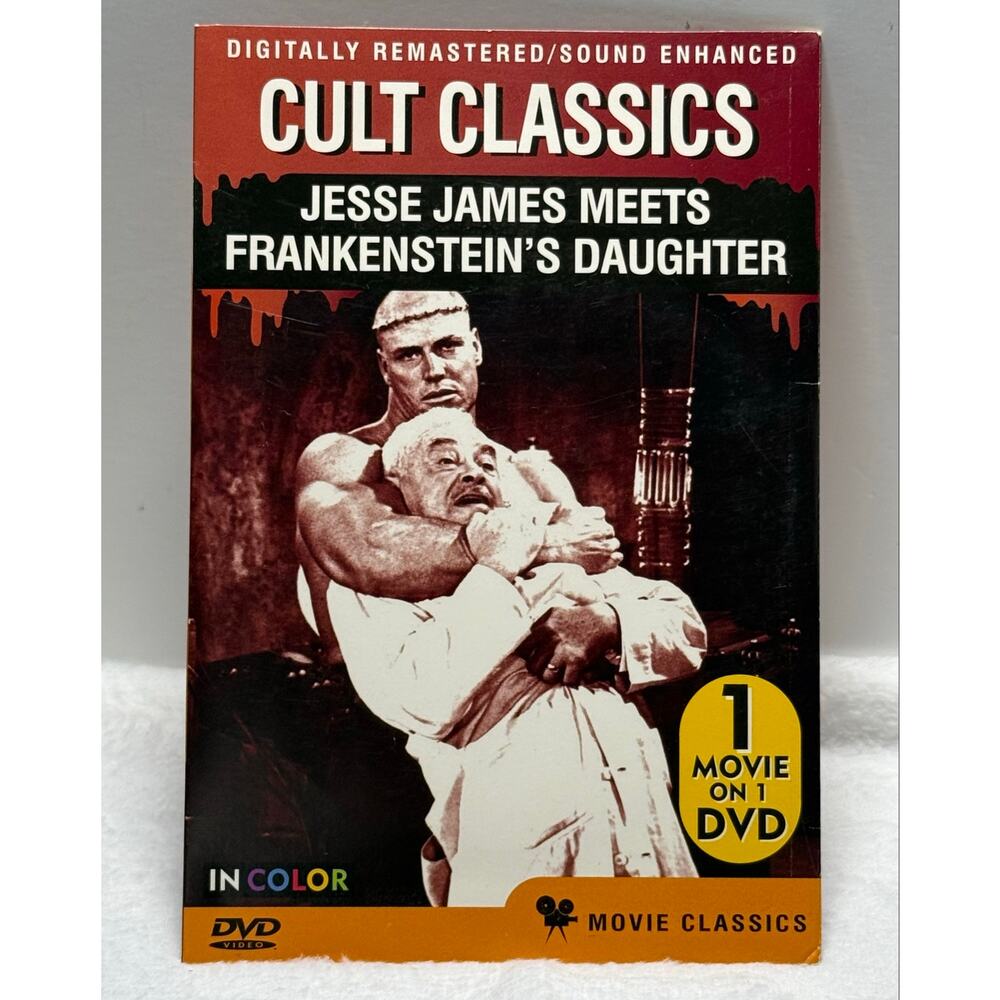 Jesse James Meets Frankenstein’s Daughter DVD 1966 Cult Classics Horror Western‎